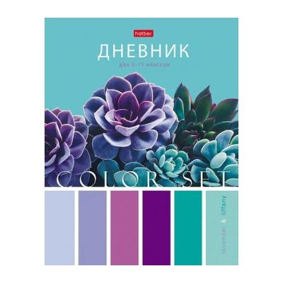 Дневник для старших классов (твердая обложка) "Color Set" Со справ.инф. (073973) 27214 Хатбер {Россия}