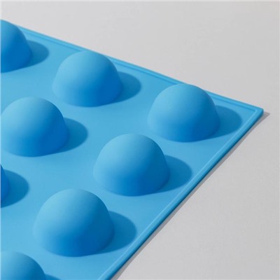 Форма для выпечки «Шарики», 56×36,5×3 см, 35 ячеек (d=5 см), цвет МИКС