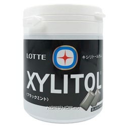 Жевательная резинка Черная Мята Xylitol Gum Black Mint Bottle Lotte, Япония, 143 г