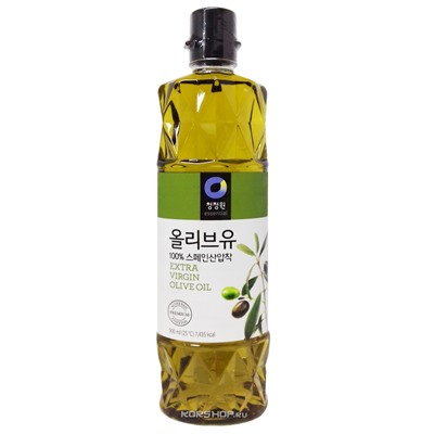 Нерафинированное оливковое масло Extra Virgin Daesang, Корея, 900 мл Акция