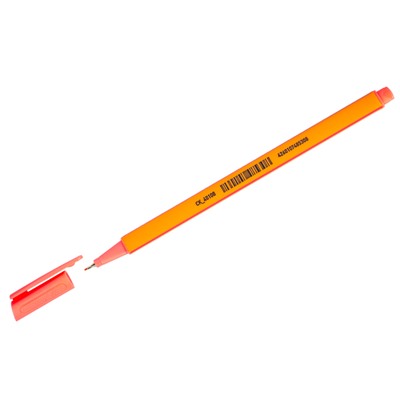 Ручка капиллярная Berlingo "Rapido" розовая 0.4мм (CK_40108) трехгранный корпус