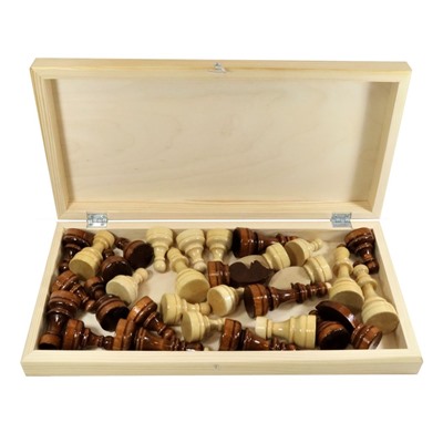 Шахматы деревянные гроссмейстерские (02793) доска и фигуры из дерева, с подклейкой фетром