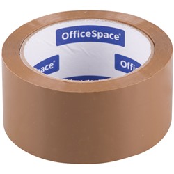 Клейкая лента 48мм*66м "OfficeSpace" коричневая, 45мкм (КЛ_18607)