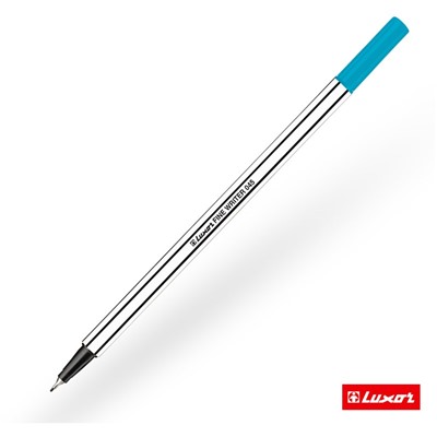 Ручка капиллярная Luxor "Fine Writer 045" (7138) голубая, 0.8мм