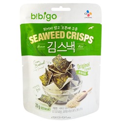 Чипсы из водорослей оригинальные Bibigo, Корея, 20 г,
