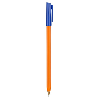 Ручка шар. СТАММ "800" (РШ-30362) синяя, 0,7мм, оранжевый корпус