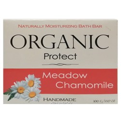 Натуральное мыло ручной работы с экстрактом ромашки Meadow Chamomile Organic Protect, 100 г