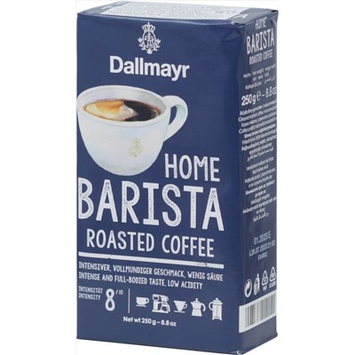 Dallmayr. Home Barista Roasted Coffee (молотый) 250 гр. мягкая упаковка