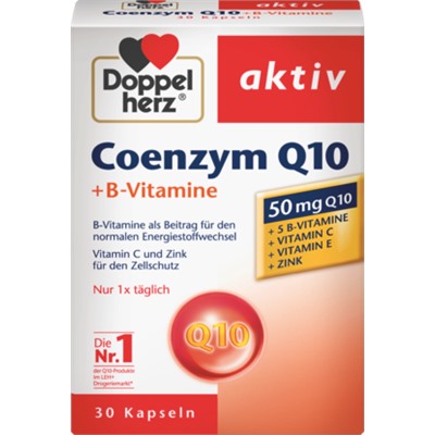 Doppelherz Coenzym Q 10 + B-Витаминe Капсулы, 30 шт