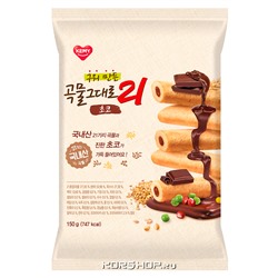 Трубочки «21 злак» с шоколадом Kemy, Корея, 150 г Акция