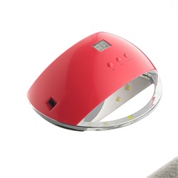 Лампа для гель-лака LuazON LUF-22, LED, 48 Вт, 21 диод, таймер 30/60/99 сек, красная