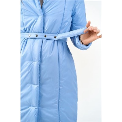 Пальто-одеяло голубой