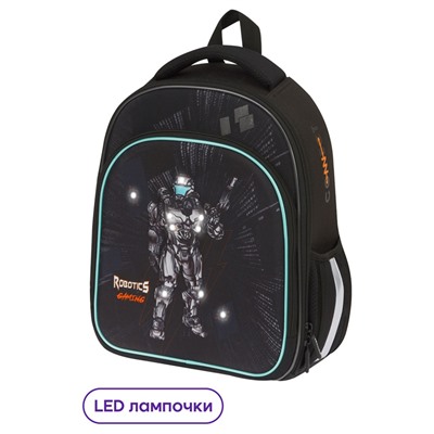 Рюкзак Berlingo Expert Plus "Robotics gaming" (RU09037) 38*29*15см, 2 отделения, 2 кармана, анатомическая спинка