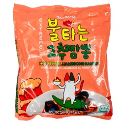 Лапша б/п с острым перцем Hot Pepper Jjambbong Samyang, Корея, 117 г