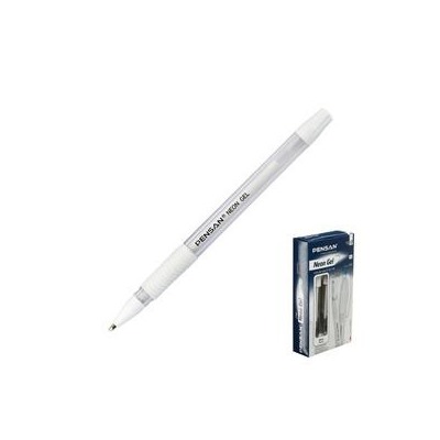 Ручка гелевая PENSAN "NEON GEL" (2290) белая 0,8мм.