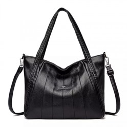 Женская кожаная сумка D8067 BLACK
