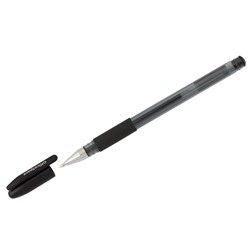 Ручка гелевая OfficeSpace "TC-Grip" (260061) черная, 0.5мм., тонированный корпус