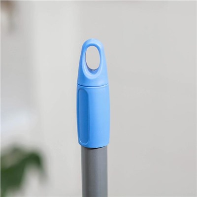 Швабра для мытья пола плоская, телескопическая ручка 60-120 см, насадка микрофибра 38×15 см, цвет МИКС