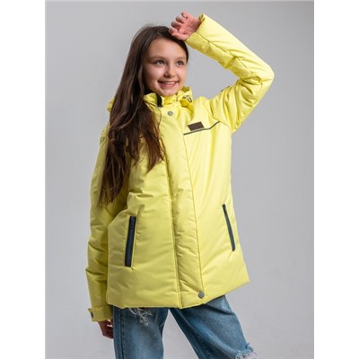 Куртка демисезонная для девочки Д-22 желтый