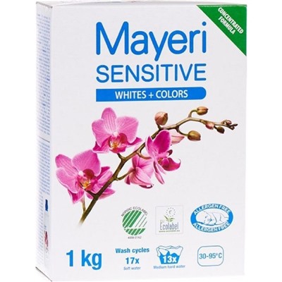 Стиральный порошок Mayeri Sensitive, универсальный, 1 кг