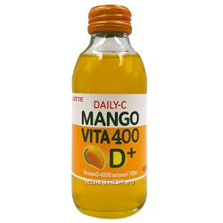 Безалкогольный негазированный витаминизированный напиток с манго Daily-C Lotte, Корея, 140 мл