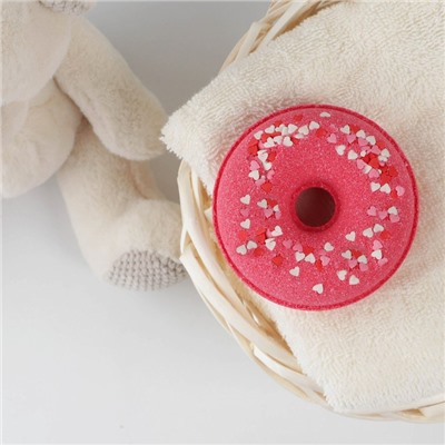 Бурлящий пончик детский с ароматом малины, 110 г