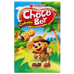 Печенье с шоколадной глазурью внутри Сафари Choco Boy Orion, 42 г Акция