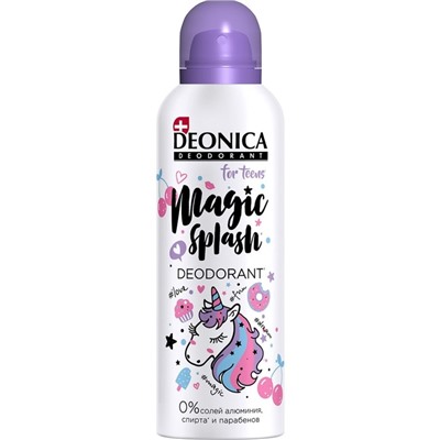 Дезодорант детский Deonica Magic Splas, 125 мл