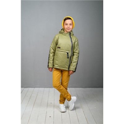 Куртка-анорак для мальчика оливковый