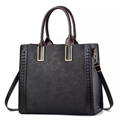 Женская кожаная сумка 8809-1 BLACK