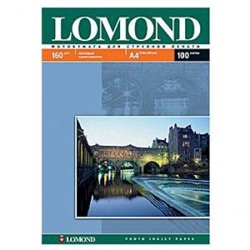 Фотобумага А4 25л 160г матовая однотонная 0102031 Lomond {Россия}