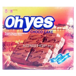 Пирожные в шоколадной глазури OhYes «Ойес», Корея, 280 г