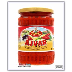 Икра из обжаренного красного перца Ajvar mild paprika vegetable preparation 540 гр