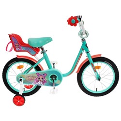 Велосипед 14" Graffiti Fashion Girl, цвет тиффани/персиковый