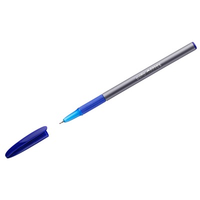 Ручка шар. Cello "Office Grip" (353) на масляной основе, синяя, 0.7мм, серый корпус