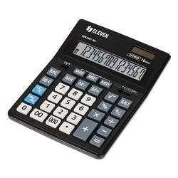 Калькулятор настольный ELEVEN Business Line CDB1601-BK, 16-разрядный, 155*205*35мм, дв.питание