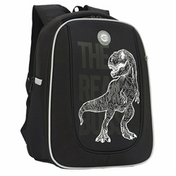 Рюкзак GRIZZLY "T-Rex" (RB-451-9) 38*29*16см, цвет черный, жесткая спинка