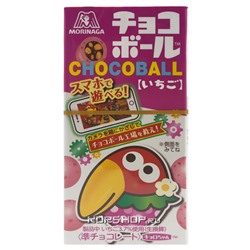 Шоколадные шарики со вкусом клубники Chocoball Morinaga, Япония, 25 г