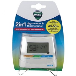 WICK (ВИК) 2-in-1 Hygrometer & Thermometer 1 шт