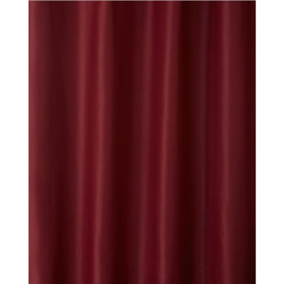Штора портьерная Этель 135х250, цвет бордовый, блэкаут, 100% п/э