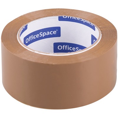 Клейкая лента 48мм*100м коричневая 45мкм,"OfficeSpace" (КЛ_18610)