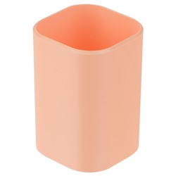 Подставка-стакан квадрат. СТАММ "Фаворит" (ПС-31793) пласт, персиковая