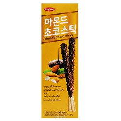 Соломка в шоколаде с миндалем Sunyoung (3 шт.), Корея, 54 г