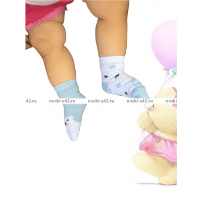 6 ПАР - ЮстаТекс носки детские 3с201 на МАЛЬЧИКОВ "Разноцветные ножки"