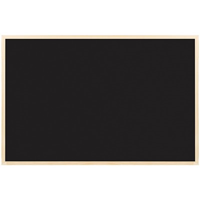 Доска магнитно-меловая OfficeSpace  60*90см, черная (362454) деревянная рамка