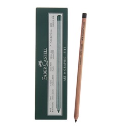 Пастель сухая художественная в карандаше Faber-Castell PITT® 199, 4.3 мм, чёрная