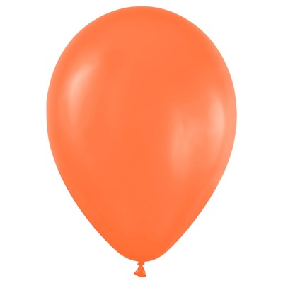 Шарик воздушный MESHU 12", 30см, пастель, оранжевый (MS_55811)