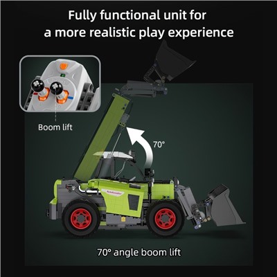 Конструктор техно «Фермерский погрузчик», радиоуправляемый, 1469 деталей
