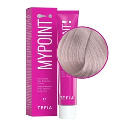 TEFIA Mypoint 10.7 Перманентная крем-краска для волос / Экстра светлый блондин фиолетовый, 60 мл