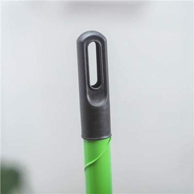 Швабра для мытья пола плоская, ручка 120 см , насадка микрофибра 40×10 см, цвет МИКС